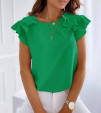 Дамска стилна блуза 6507 зелен