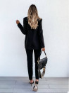 Дамски комплект сако и панталон 5297 черен 