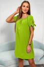 Дамска свободна рокля K6272 зелен 