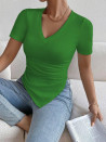 Дамска блуза с къс ръкав 149090 зелен 