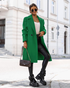 Дамско стилно палто 6808 зелен 