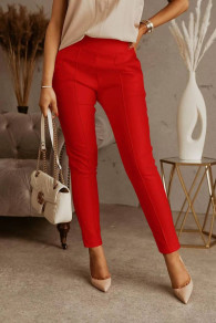 Дамски стилен панталон 5575 червен 