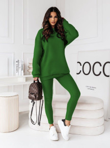 Дамски комплект клин и блуза AR3279 зелен 