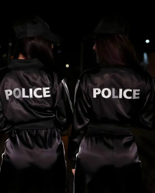 Дамски ефектен комплект от 3 части POLICE FT2986 черен 