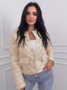 Дамско преходно късо яке K1418 beije