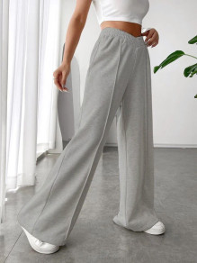 Дамски свободен панталон с ластик AR3211 сив