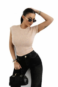 Дамска блуза с кристали NG3787 beije