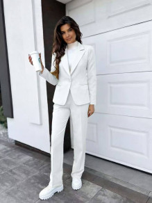Дамски елегантен комплект KC1377 white