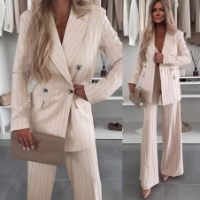 Дамски елегантен костюм E2957 beije