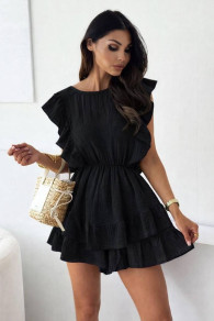 Дамски къс гащеризон L0080531 black