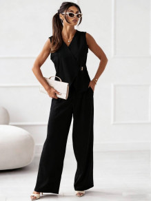 Дамски елегантен комплект E2986 черен 