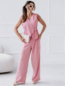 Дамски елегантен комплект E2986 розов 