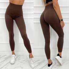 Дамски еластичен клин CH2985 кафяв