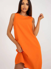Дамска свободна рокля K7181 оранжев 