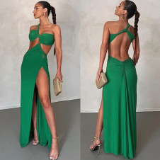 Дамска атрактивна рокля 241224 зелен 