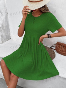 Дамска свободна рокля 273083 зелен 