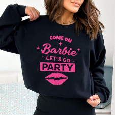 Дамска блуза с принт Barbie AR3116 черен 