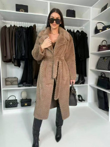 Дамско палто Soft Luxe K2531 камел