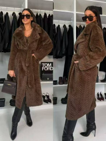 Дамско палто Soft Luxe K2531 кафяв