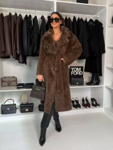 Дамско палто Soft Luxe K2531 кафяв