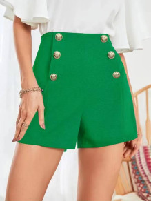 Дамски къси панталони 6410 зелен 