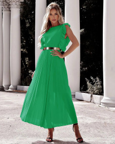 Дамска дълга рокля A0990 зелен 