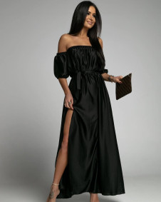 Дамска атрактивна рокля 8532 черен