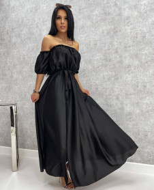 Дамска атрактивна рокля 8532 черен