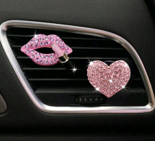 Декорация кристална целувка и сърце и за автомобил SH8778