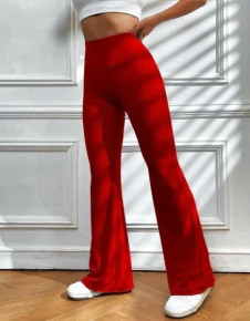 Дамски панталон с ластик  AR1308 червен